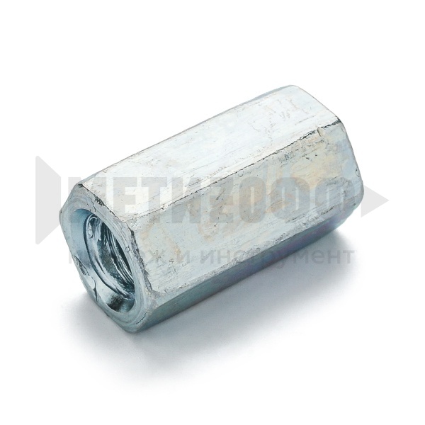 19151 Гайка соединительная оцинк. М  6   ( 200шт/20)