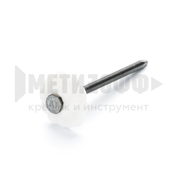 14446 Гвозди Декоративные Белый  (100 шт)