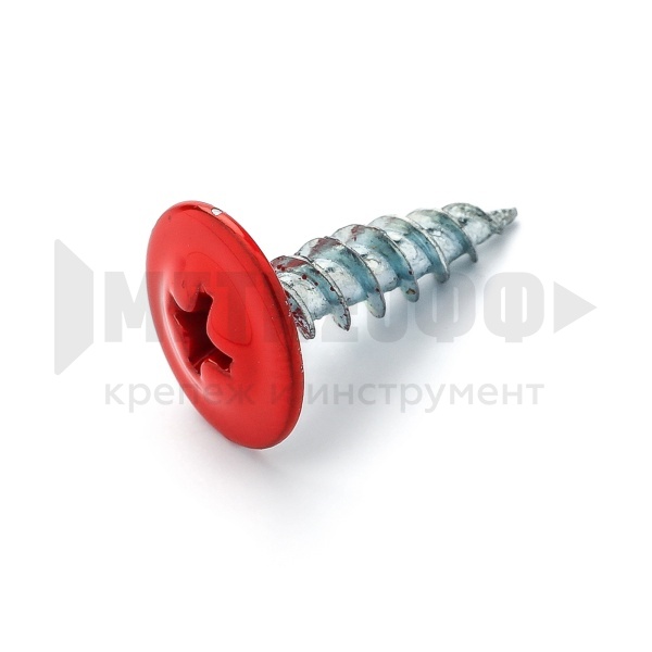 Саморез с прессшайбой RAL 3020    4,2х25  остр. (70 шт) 