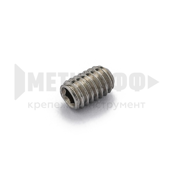 Винт установочный DIN 913 10х 10 вн.шест. Тупой A2 НЕРЖ (100/25)