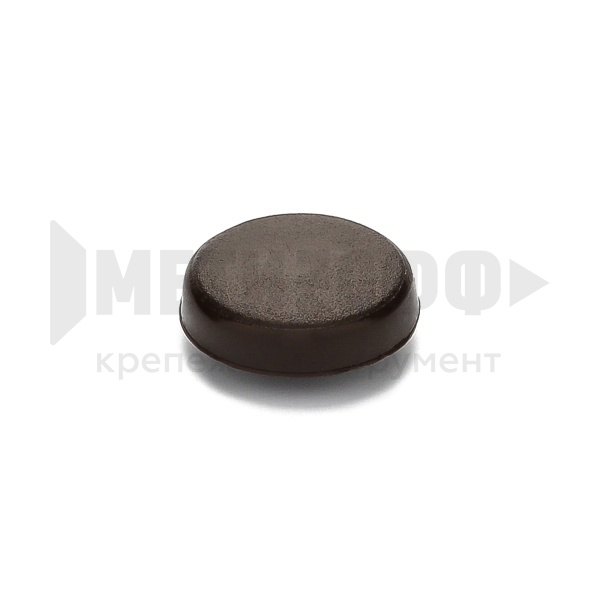 0605 Заглушка под рамный дюбель 10мм темно- коричневая Россия