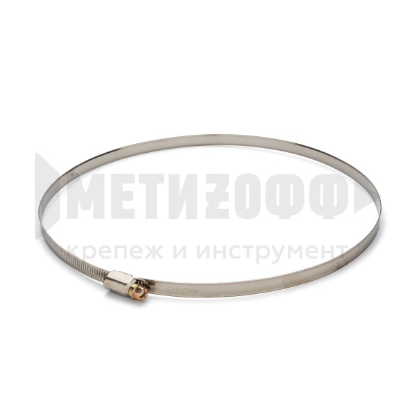 25731 Хомут червячный НЕРЖ (220-240)  SS 301 W2 (10)