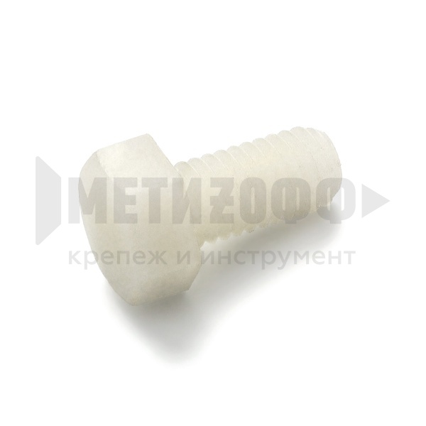23472 Болт с шес. Гол. 6х10 DIN933 полиамид (20)