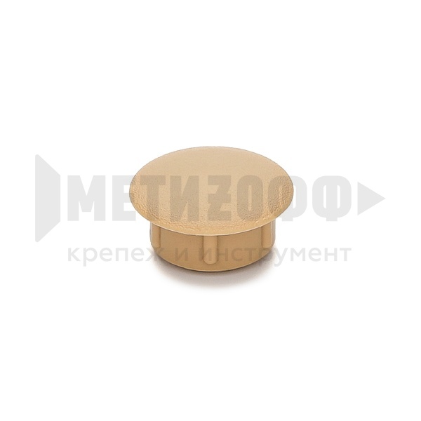 14454 Заглушка  D 12 мм. св. бежевая (1000шт)
