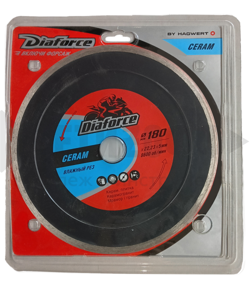 2901 Диск алмазный DIAFORCE 180х25,4х2,2  Мокрый рез
