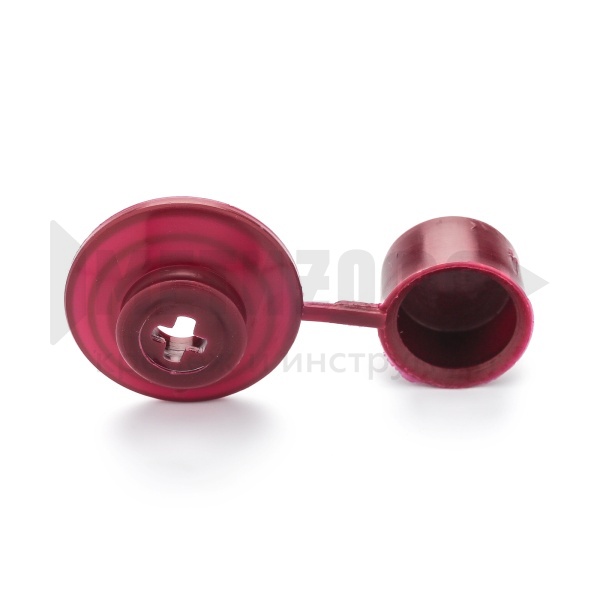 Шайба Кровлельная с колпачком Бордо 