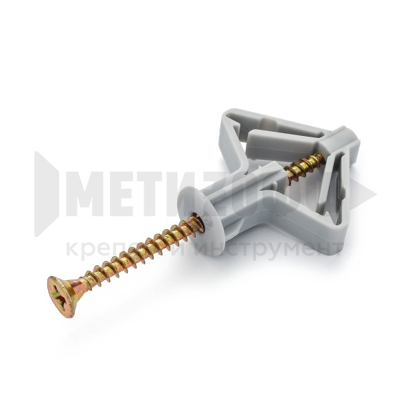 0544 Дюбель бабочка с шурупом 10х4х60 (5шт)