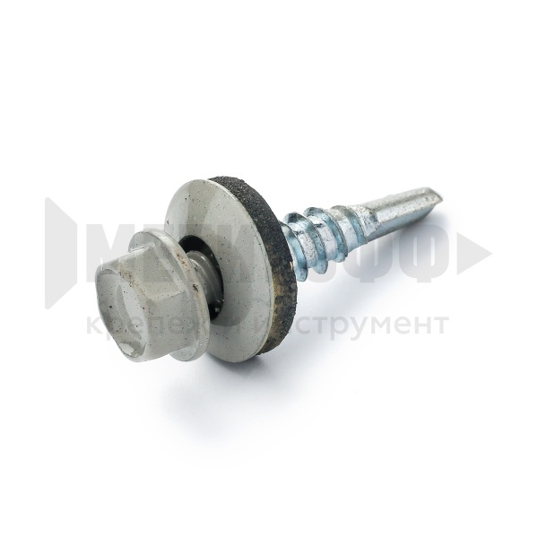 Кровельный саморез RAL 7004 серый PRO FF 5,5х19 (250 шт/10 Тайвань)