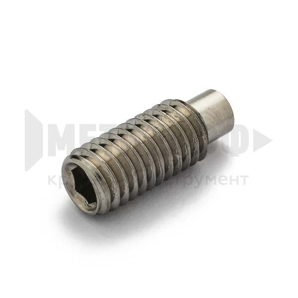 31694 Винт установочный DIN 915 10х 25 вн.шест. Цилиндр A2 НЕРЖ (100 шт EU)