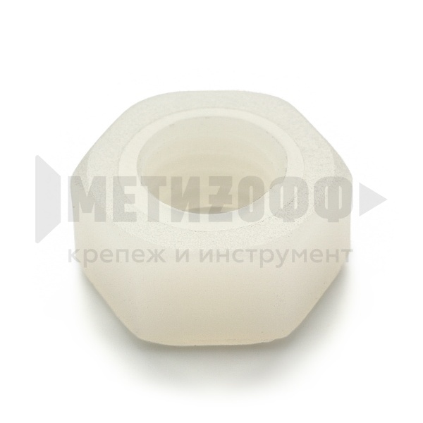 33870 Гайка шестигран. М  6 DIN 555(934) полиамид (1000 шт EU)