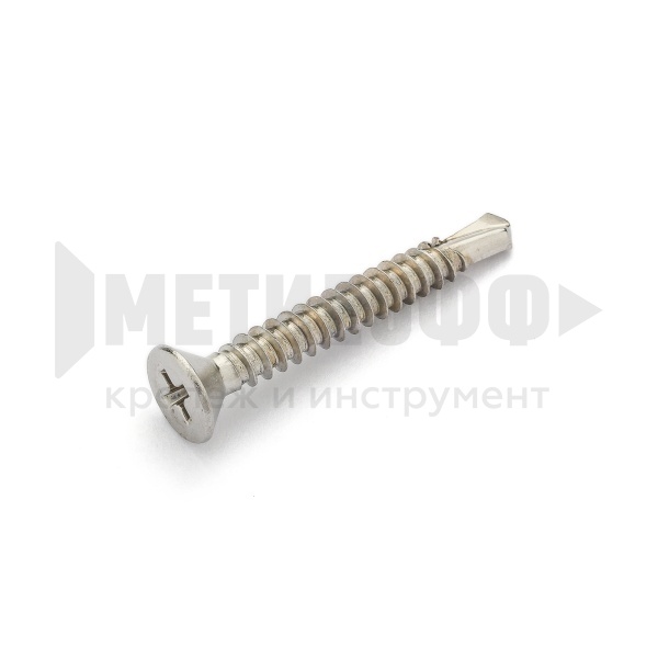 30776 Саморез DIN 7504 О 4,8х32 потай сверло A2 НЕРЖ (200шт EU)