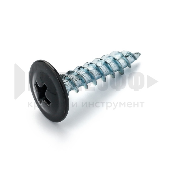 Саморез с прессшайбой RAL 9005    4,2х16  остр. (100 шт/100) 