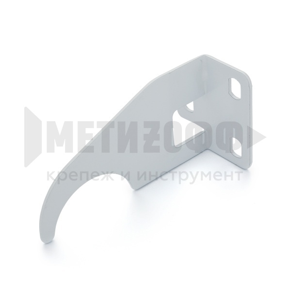 19787 Кронштейн для радиатора ОДНОСТОРОННИЙ, белый полимер