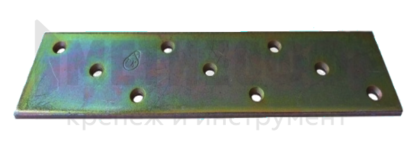 9611 Пластина соединител. оцинк  80х40 PS-40х80 (50)
