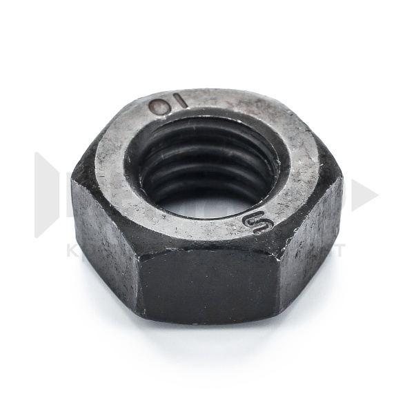 25312 Гайка шестигранная черная  М  6  кл.пр. 10 (1000 шт)