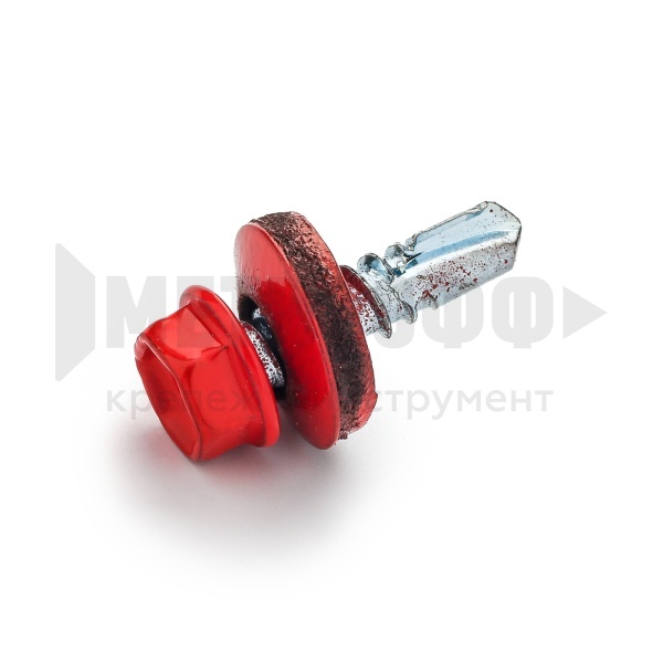 Кровельный саморез RAL 3020 яр. красн. 5,5х19  ( 250)