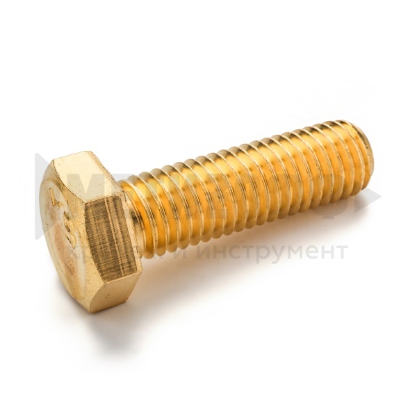 16998 Болт с шес. гол.  12х 50  DIN 933 латунь (5)