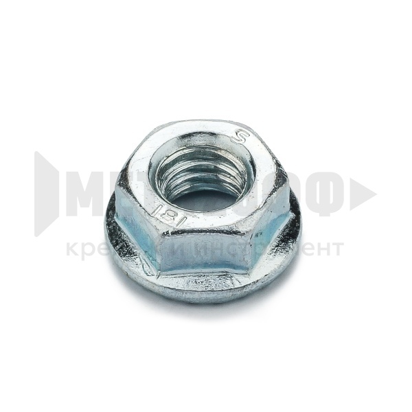 27165 Гайка шестигран. с фланцем М  5  ( 500 шт)