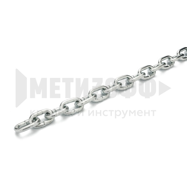 Цепь сварная короткозвен. 14мм цинк ()