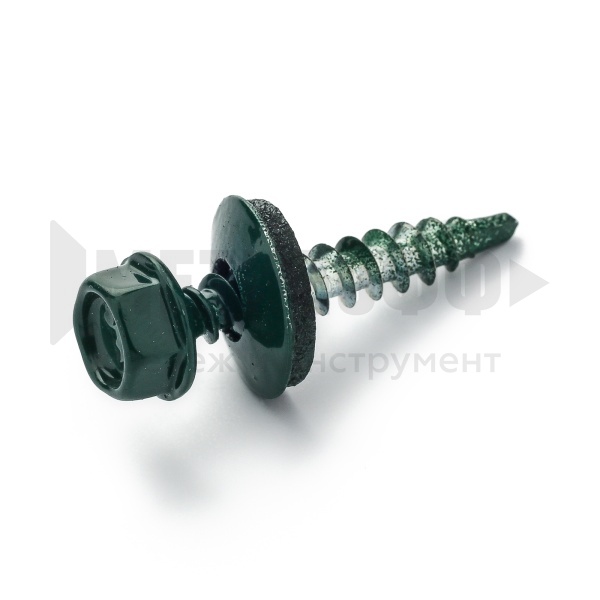  Кровельный саморез RAL 6005 т. зеленый Кров. сам. 4,8х29 (20 шт/80)