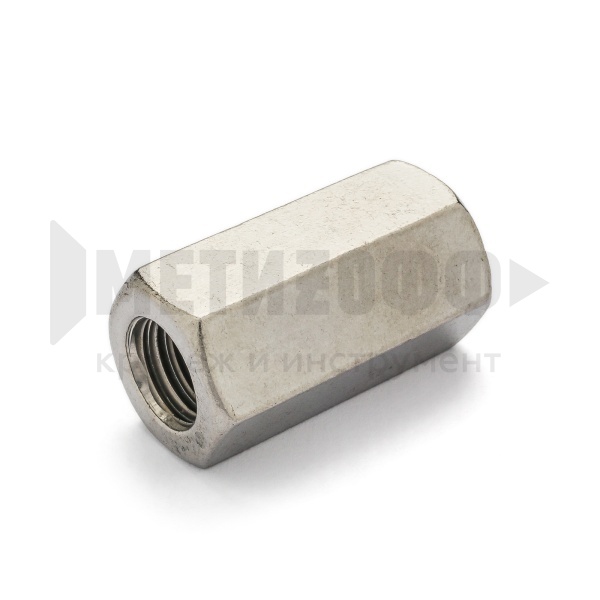 16171 Гайка соед. М 10 DIN 6334 A2 НЕРЖ (100/20)