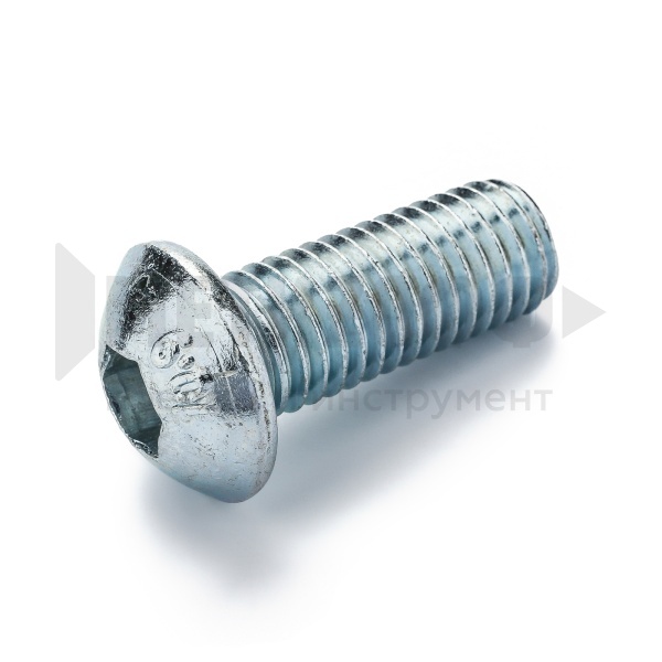 26593 Винт полусф.  6х 16 с вн. шест. DIN 7380 кп 10,9 цинк (100шт/40)