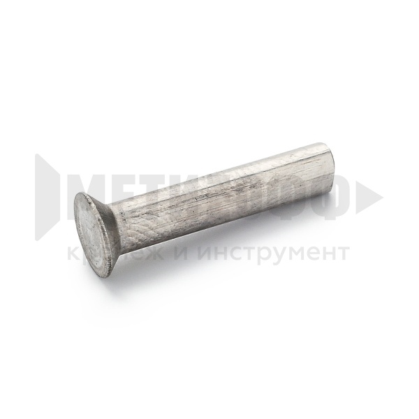 20206 Заклепка под молоток потай 4*20 ГОСТ 10300/DIN 661 ал.(100)