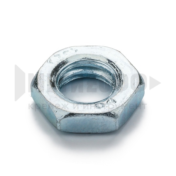 15020 Гайка низкая оцинк.  М6  DIN439  