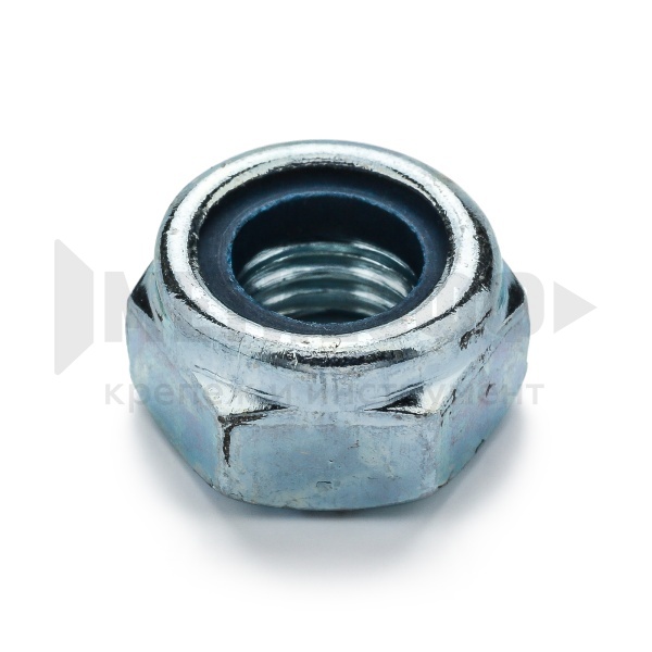 25904 Гайка самоконтрящаяся цинк М 10  кл.пр. 10 (50шт/40)