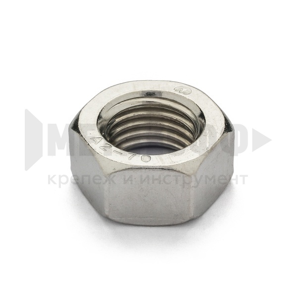 25797 Гайка шестигран.  М 16 DIN 934 A2 НЕРЖ (50 шт EU)