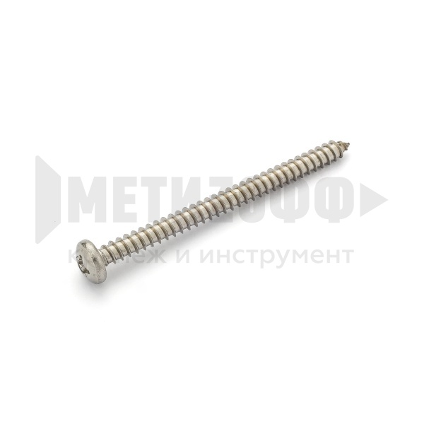 Саморез 6,3х 50 полусф. DIN 7981 A2 НЕРЖ (200/50)