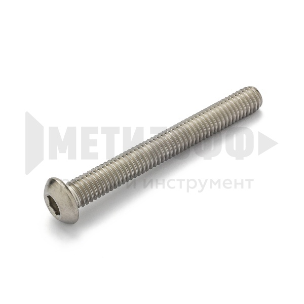 Винт 10 х 60 полусф. вн.шестигр. со штифтом АРТ 9111 А2 НЕРЖ (10)