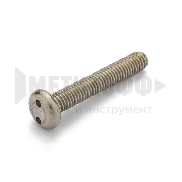 25809 Винт 5 х 20 полусф. два отв. АРТ 9101 А2 НЕРЖ (100 шт)