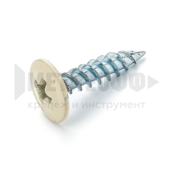 Саморез с прессшайбой RAL 1015    4,2х19  остр. (100 шт)