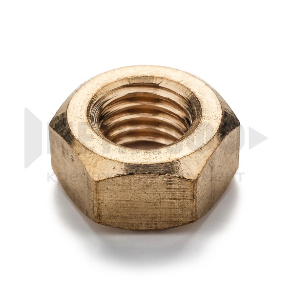 17095 Гайка шестигранная  М 10  DIN 934 латунь (50)