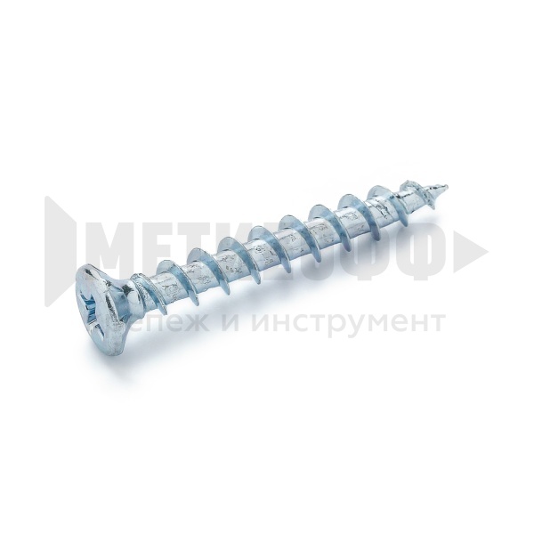 Оконный саморез 4х40 острый цинк ( 80 шт)