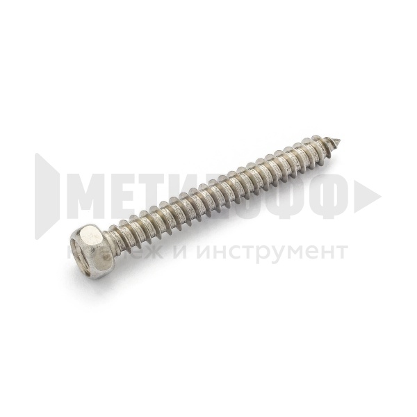 25442 Саморез шестигр.гол. 5,5 х 38 DIN 7976 A2 C НЕРЖ (500 шт)