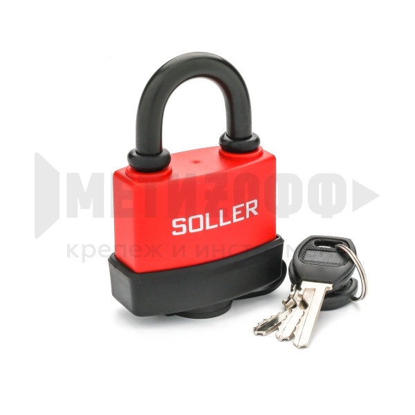 21145 Замок навесной всепогодный SOLLER 375-50 (50мм)  (6)