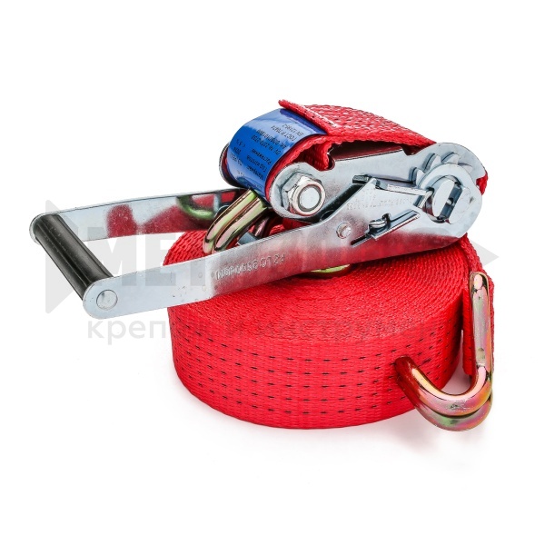 Стяжной ремень DoZurr 4000/50мм/6,0м, LC2000 daN, крюки