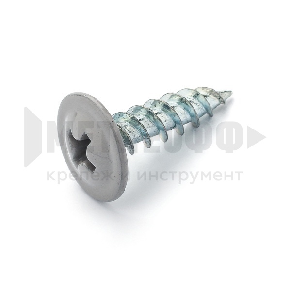 Саморез с прессшайбой RAL 7004    4,2х19  остр. PRO FF (1000 шт Тайвань) 