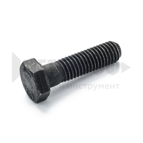 25291 Болт 14х  50 с неполн.резьбой кл.пр 10,9 черный (50 шт)