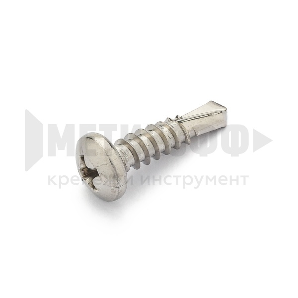 24436 Саморез DIN 7504 M/N 4,8 х 19 полусф. свер.А2 НЕРЖ (50)