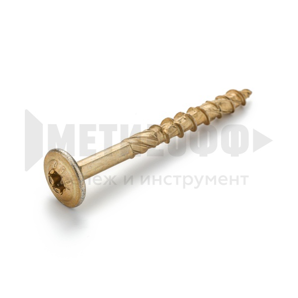 Саморез WKRET-MET по дереву  WKCP  6x 60  ПРЕССШАЙБА  YZP 