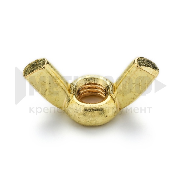 17085 Гайка барашковая  М  4  DIN 315 латунь (20)