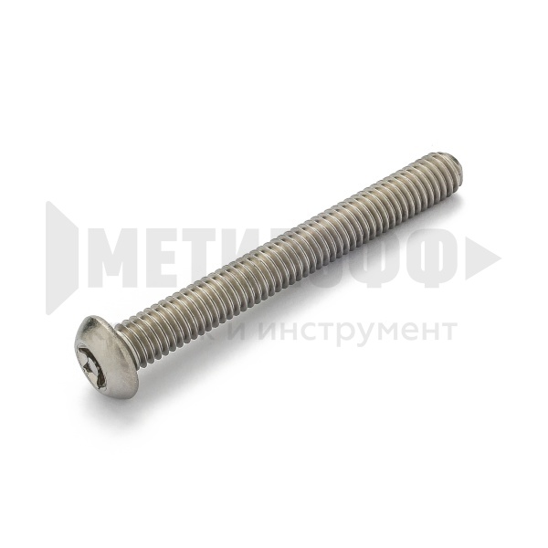 17441 Винт 10 х 50 полусф. torx 45 со штифтом АРТ 9121 А2 НЕРЖ (10)