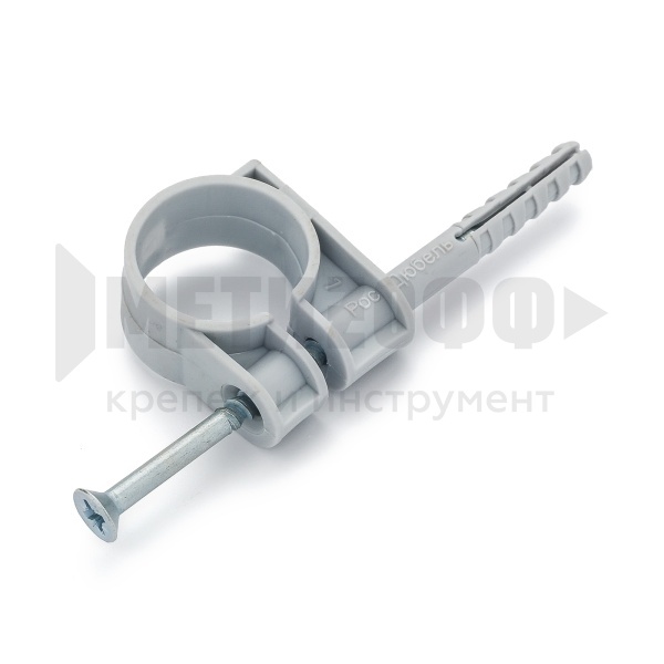 18586 Хомут д/труб с гвоздем  16/6х35 (50)