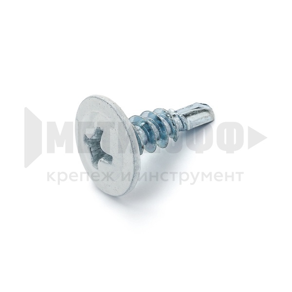 Саморез с прессшайбой RAL 9003 4,2х41 свер (400 шт)