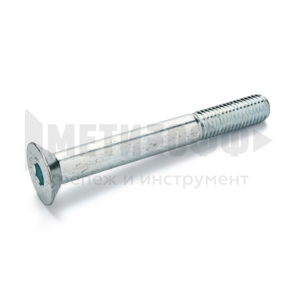 24944 Винт потай 12х 50  внутр. шестигр. DIN 7991 кп 10,9 цинк (100 шт)