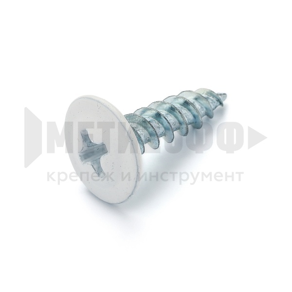 Саморез с прессшайбой RAL 9003    4,2х19  остр. PRO FF (1000 шт Тайвань) 