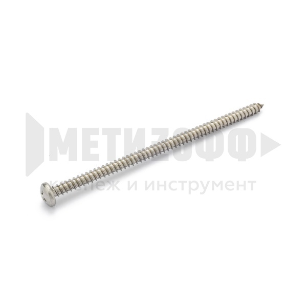Саморез 5,5х80 полусф. DIN 7981 A2 НЕРЖ (200/100)